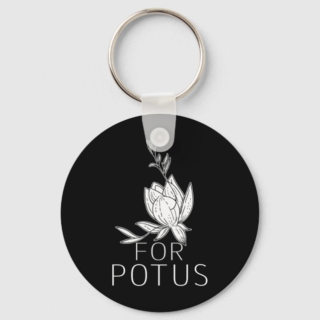 For Potus Harris 2024 Kamala Harris For President  Key Ring (Front)
