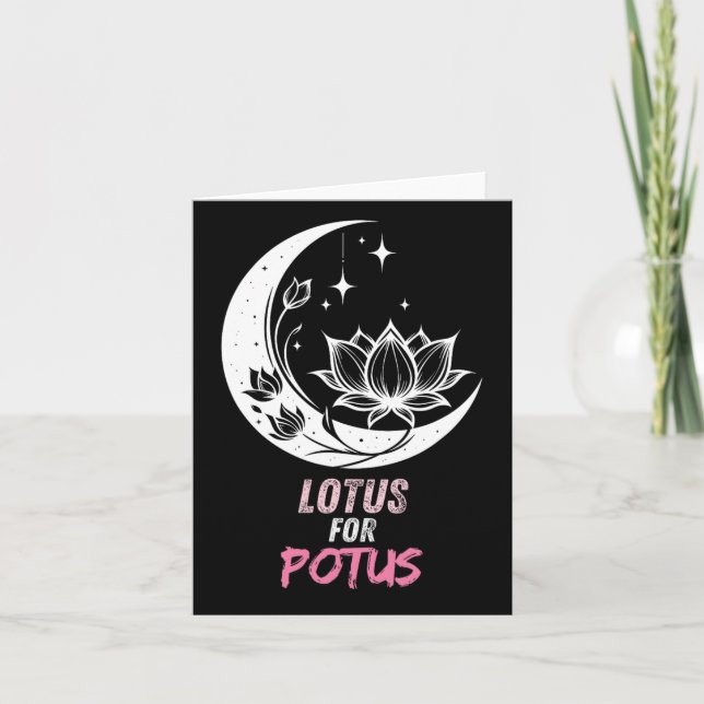 For Potus Kamala Harris 2024 President Trend Elect Card (Front)