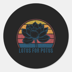 For Potus Kamala Harris 2024 Vintage Classic Round Sticker