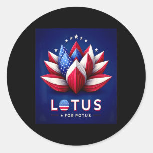 For Potus Kamala Harris For President 2024 1 Classic Round Sticker