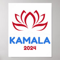 For President 2024 Sanskrit Lotus Design