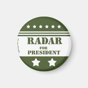 For President Radar Magnet