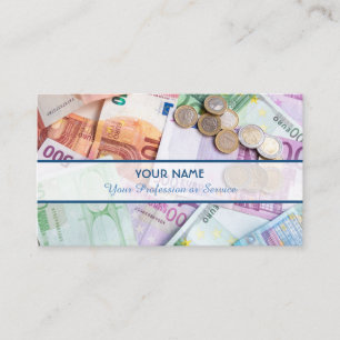 For professional accountants and financial experts business card