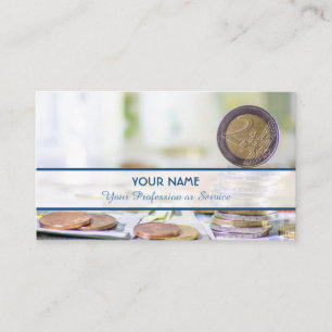 For professional banker or financial experts business card
