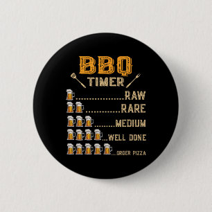 For Rbecue Grill And Meat Grilling Fans And Bbq Sa 6 Cm Round Badge