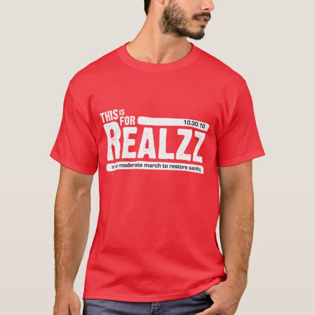 For Realzz - Dark T-Shirt (Front)