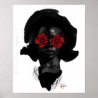 "For Rose Coloured Girls" Poster