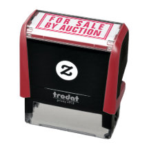 FOR SALE BY AUCTION SELF-INKING STAMP