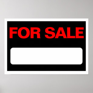 For Sale Poster