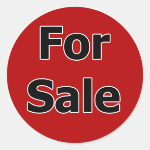 For Sale Stickers