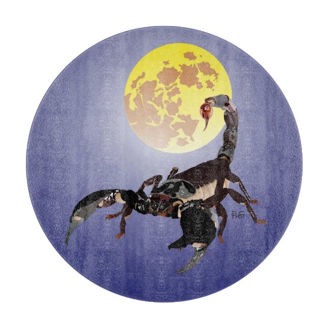 For Scorpion Fan Cutting Board (Front)