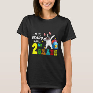 For Second Grade Dabbing French Bulldog Back To Sc T-Shirt