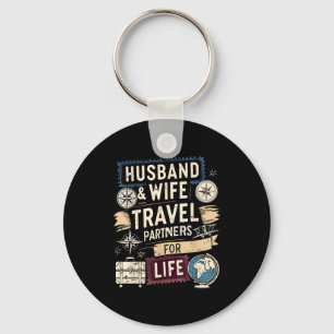 For Shirt Couple Matching Husband Wife Travel Key Ring