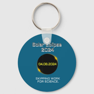 For Shirt Solar Eclipse Skipping Work Science Key Ring