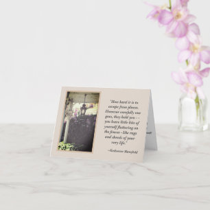 FOR SOMEONE MOVING AWAY/QUOTE ABOUT HOW HARD IT IS CARD