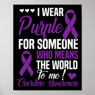 For Someone Who Means World To Me- Overdose Awaren Poster