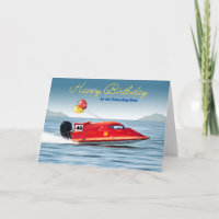 For Son 40th Birthday with High Performance Boat