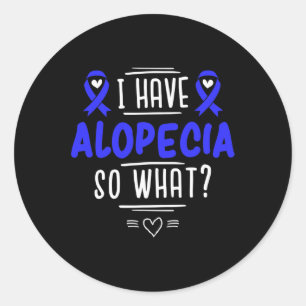 For Spot Baldness Patients Hair Loss Classic Round Sticker