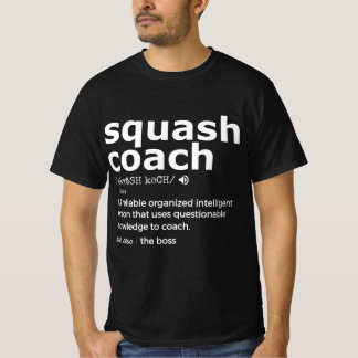 For squash coach and coaches gift present T-Shirt