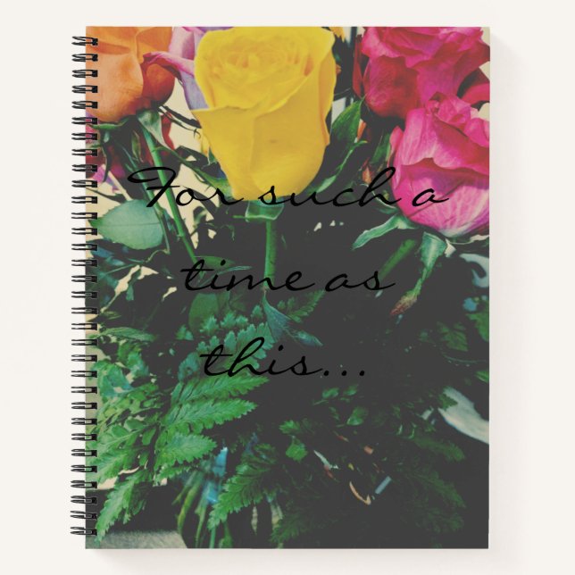 For such a time as this notebook (Front)