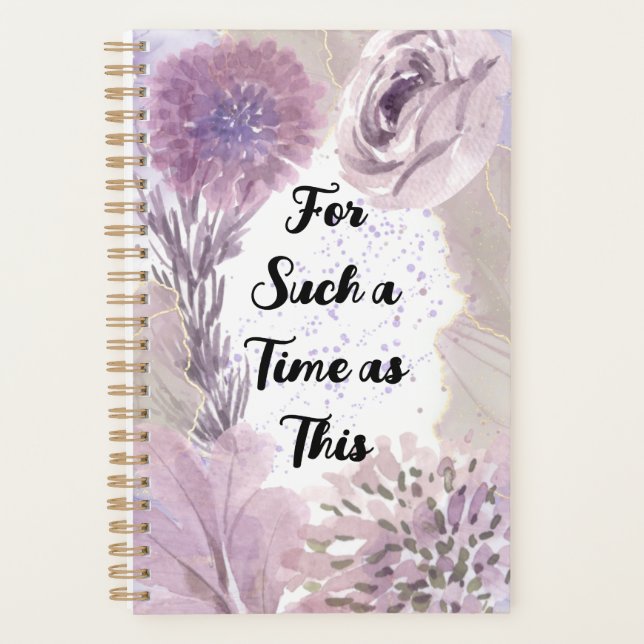 For Such a Time as This Planner (Front)