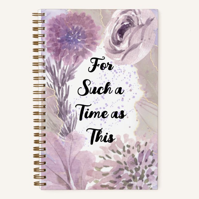 For Such a Time Journal (Front)
