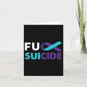 For Suicide Awareness Shirt Support Survivor Gift  Card