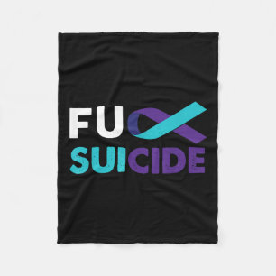 For Suicide Awareness Shirt Support Survivor Gift  Fleece Blanket
