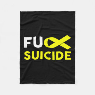 For Suicide Awareness Shirt Support Survivor Gift  Fleece Blanket