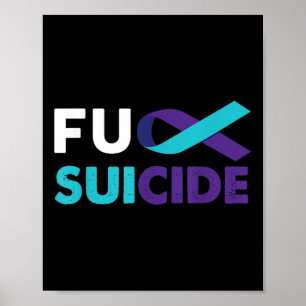 For Suicide Awareness Shirt Support Survivor Gift Poster