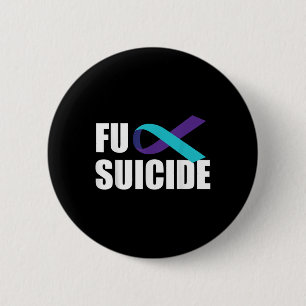 For Suicide Suicide Awareness Ribbon Suicide Preve 6 Cm Round Badge