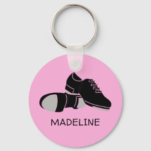For Tap Dancers Tap Dance Shoes Personalized Key Ring