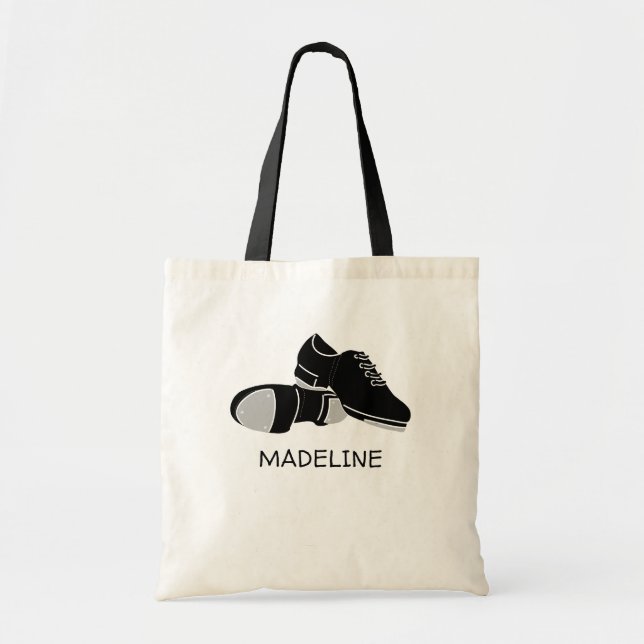 For Tap Dancers Tap Dance Shoes Personalized Tote Bag (Front)