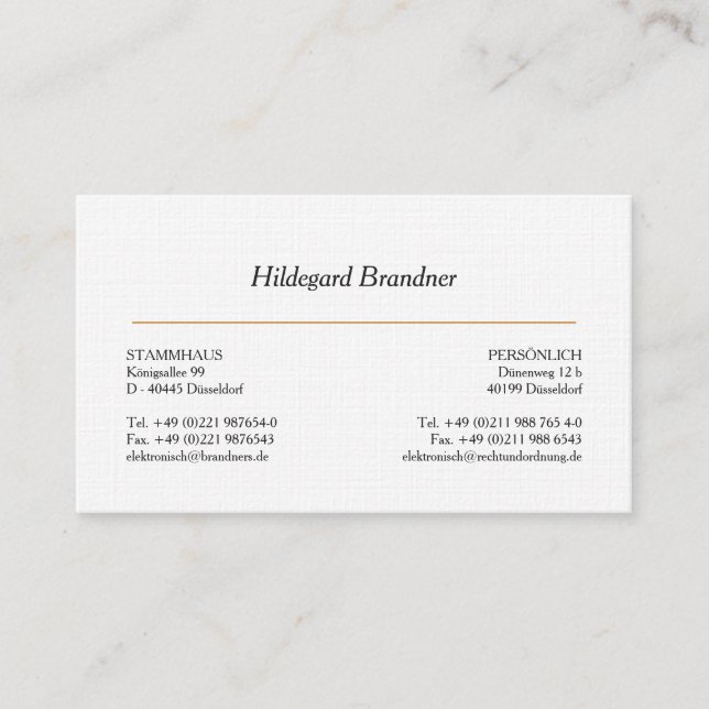 For Teaching Assistants Business Card (Front)
