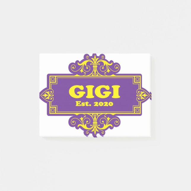 For That Special “GiGi 2020” Post-it Notes (Front)