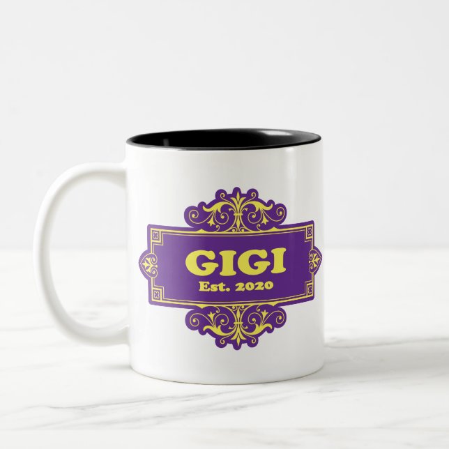 For That Special “GiGi 2020” Two-Tone Coffee Mug (Left)
