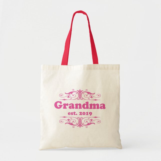 For That Special “Grandma 2019” Tote Bag (Front)