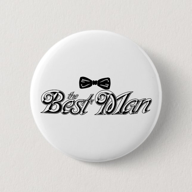 For the Best Man Button (Front)
