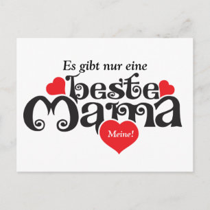 For the best mom... postcard