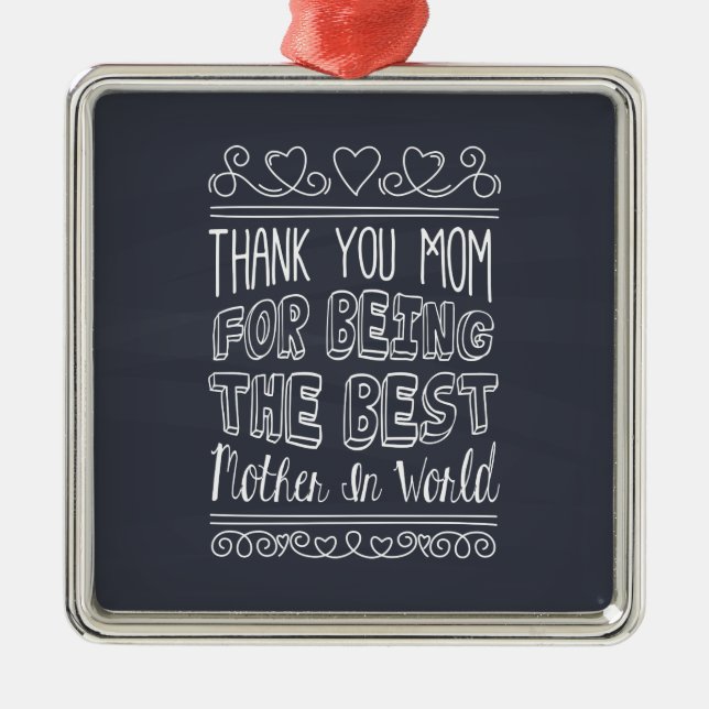For The Best Mum in the World | Ornament (Front)