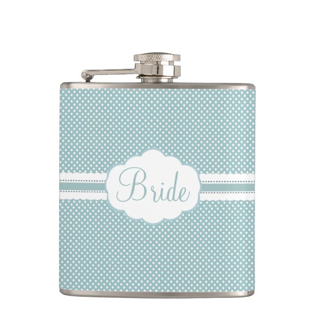 For The Bride Hip Flask (Front)