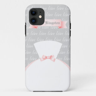 For the Bride Personalised "Mrs." iPhone 11 Case