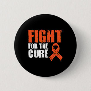 For The Cure Leukaemia Awareness Cancer Survivor G 6 Cm Round Badge