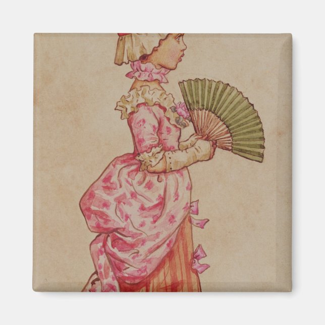 For the Dance, one of a set of 12 illustrations Magnet (Front)