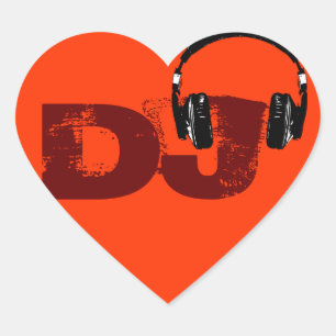 for the DJ Heart Sticker