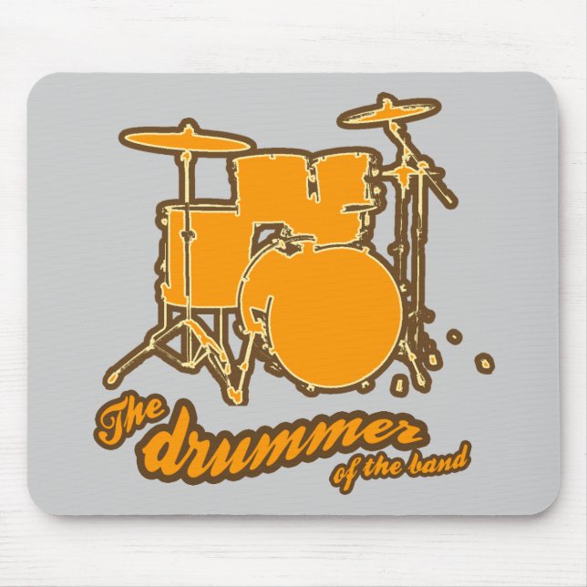 For the drummer | drums mouse pad (Front)