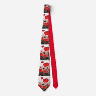 'For The Fallen' (Red Poppy Design) Neck Tie