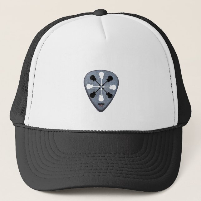 for the guitar-player trucker hat (Front)