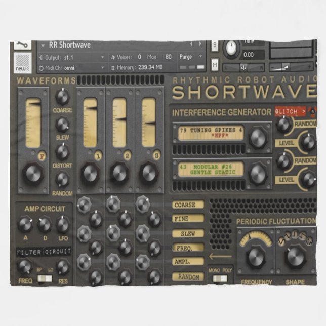 FOR THE HAM OPERATOR THAT HAS EVERYTHING Blanket (Front (Horizontal))