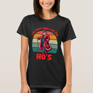 For The Hos Inappropriate Santa Xmas Naughty List T-Shirt